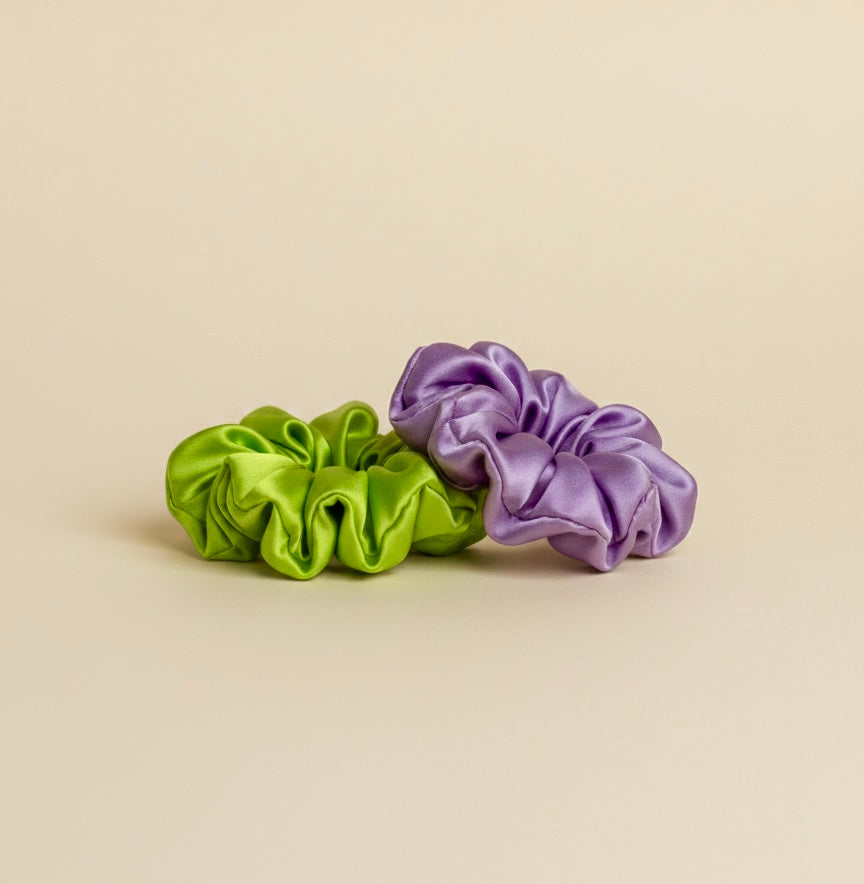 Elastic de par din matase 100% - Lime