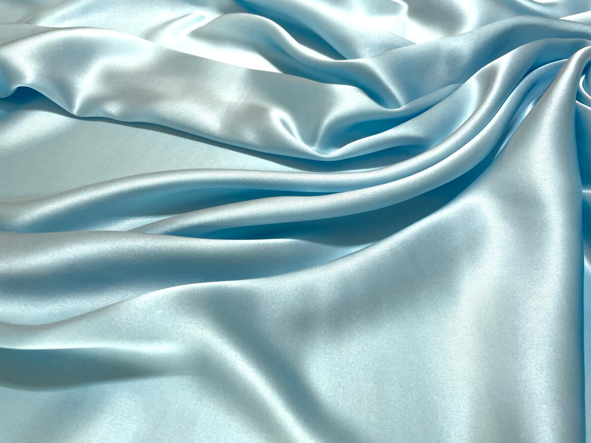 Elastic de par din matase 100% - Baby Blue