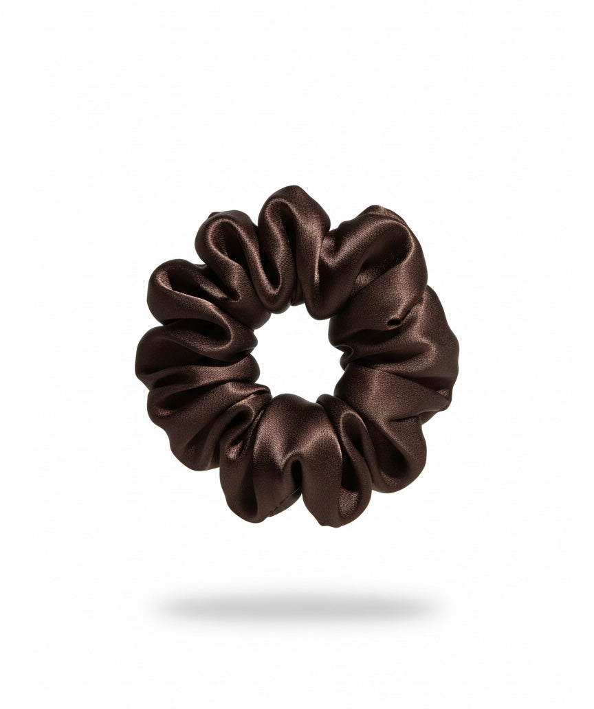 Elastic de par din matase 100% - Chocolate Mousse