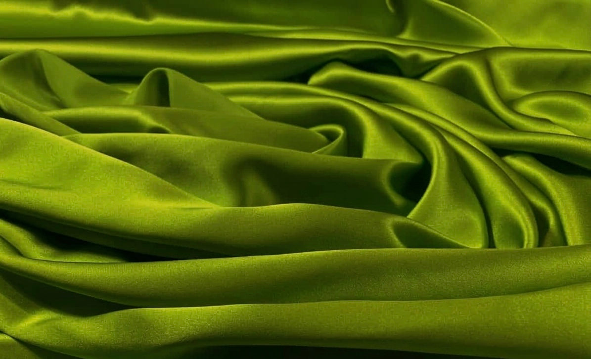Fata de perna din matase 100% - Lime