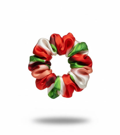 Elastic de par din matase 100% - Floral print