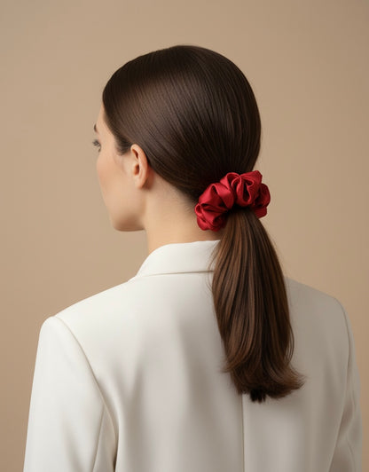 Elastic de par din matase 100% - Burgundy