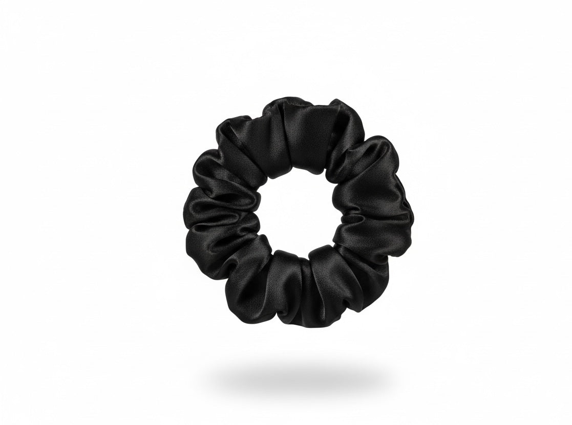 Elastic de par din matase 100% - Black