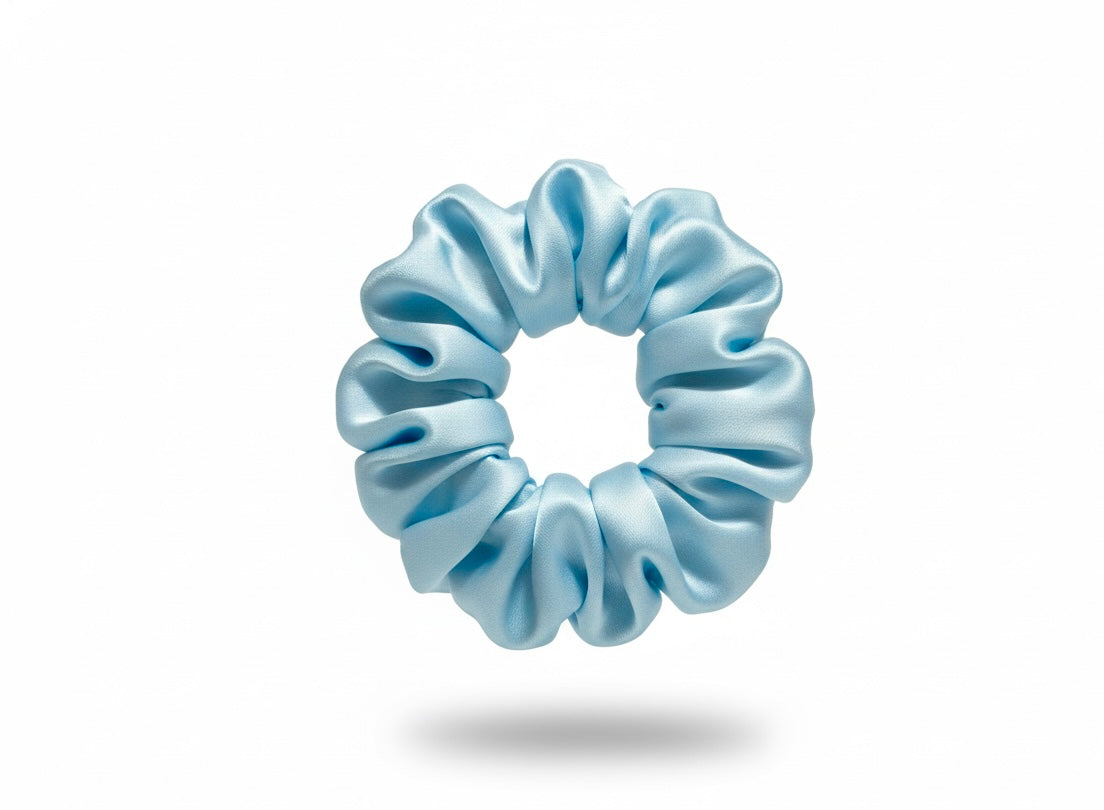 Elastic de par din matase 100% - Baby Blue