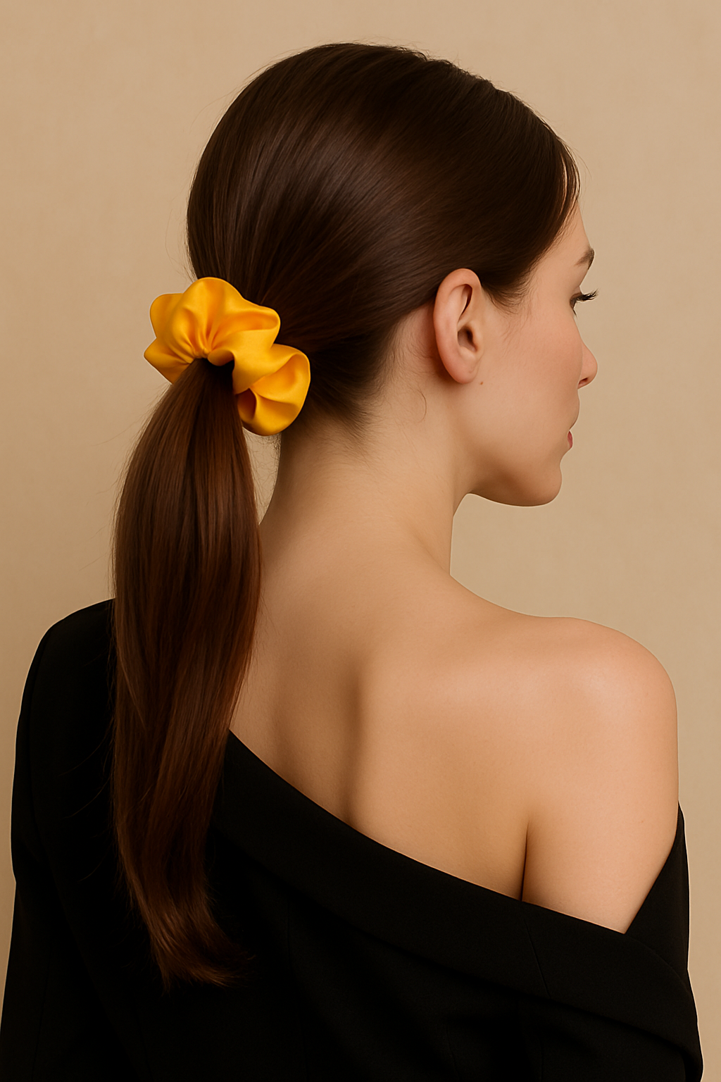 Elastic de par din matase 100% - Honey