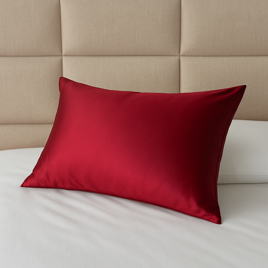 Fata de perna din matase 100% - Burgundy