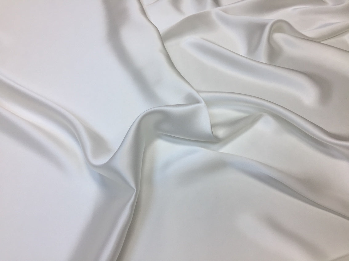 Elastic de par din matase 100% - Cloud White