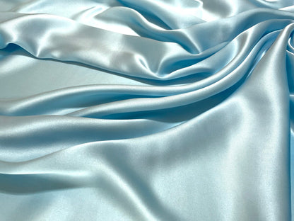 Fata de perna din matase 100% - Baby blue