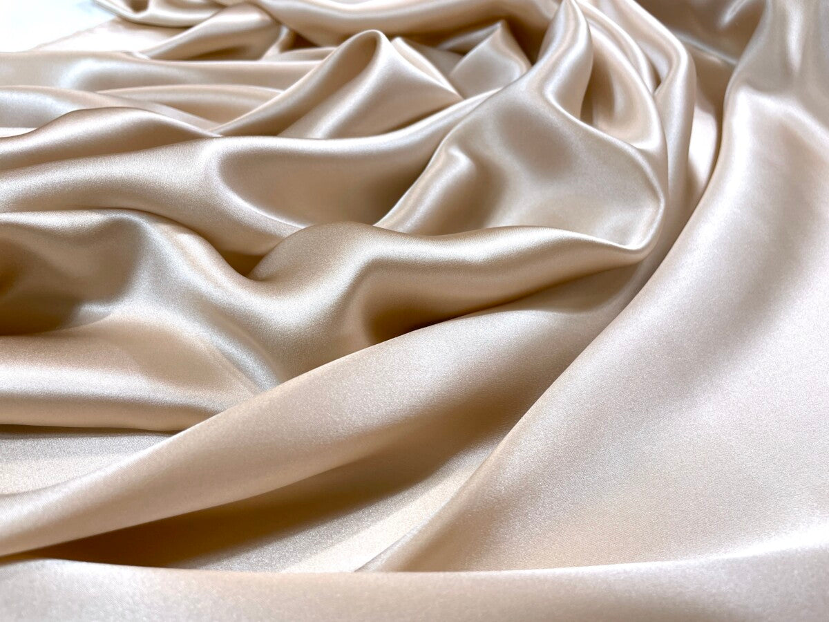 Fata de perna din matase 100% - Champagne