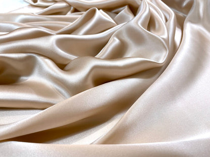 Fata de perna din matase 100% - Champagne