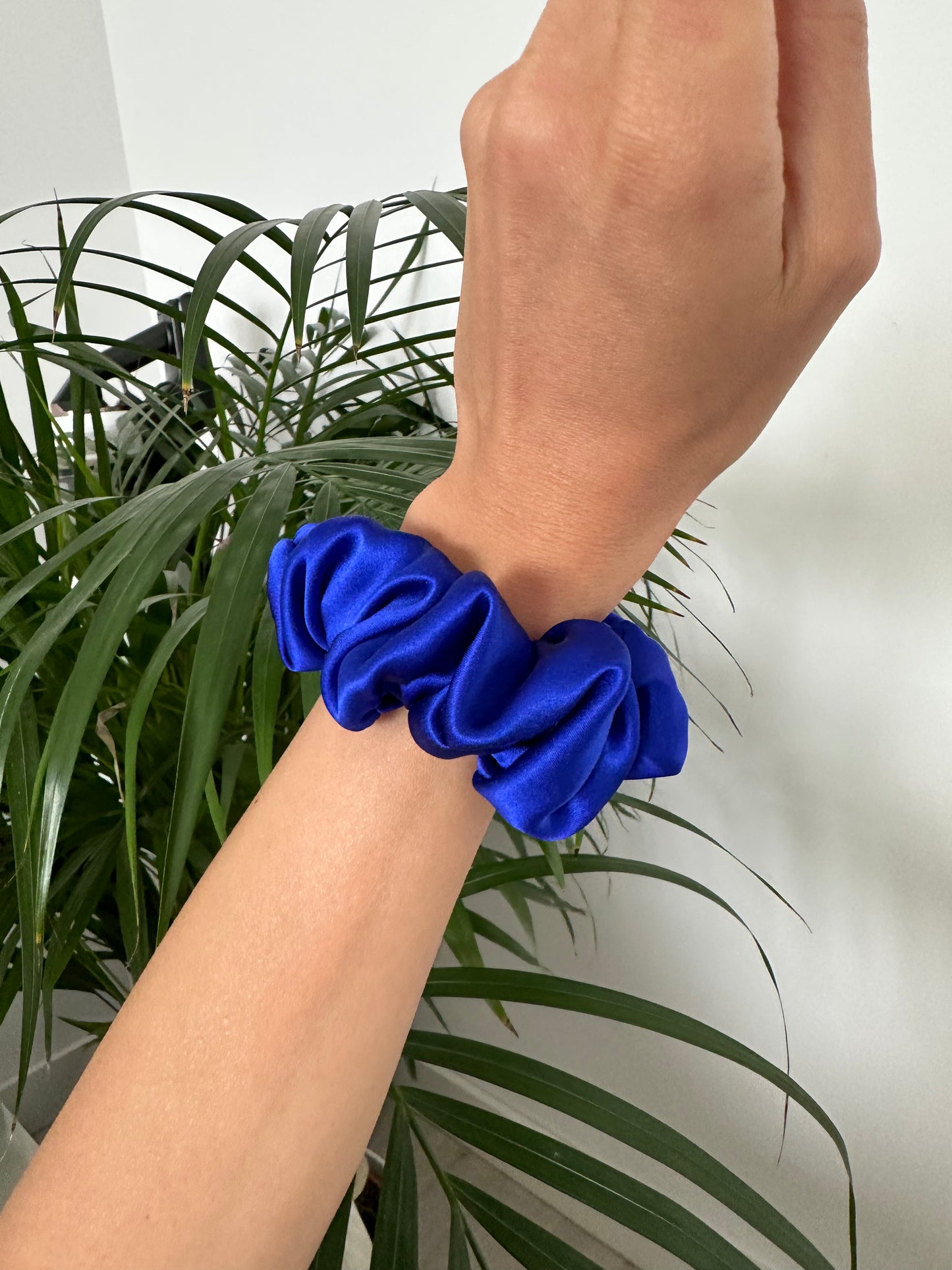 Elastic de par din matase 100% - Royal Blue